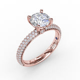 18Kt Rose Gold Bridal Engagement Rings