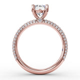 18Kt Rose Gold Bridal Engagement Rings