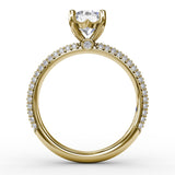 18Kt Yellow Gold Bridal Engagement Rings