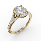 18Kt Yellow Gold Bridal Engagement Rings