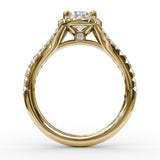 18Kt Yellow Gold Bridal Engagement Rings