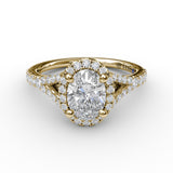 18Kt Yellow Gold Bridal Engagement Rings