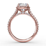 18Kt Rose Gold Bridal Engagement Rings