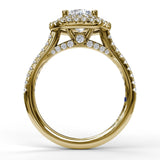 14Kt Yellow Gold Bridal Engagement Rings