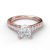 18Kt Rose Gold Bridal Engagement Rings