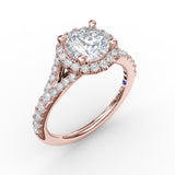 18Kt Rose Gold Bridal Engagement Rings