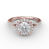 18Kt Rose Gold Bridal Engagement Rings