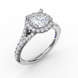 18Kt White Gold Bridal Engagement Rings