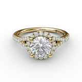 18Kt Yellow Gold Bridal Engagement Rings