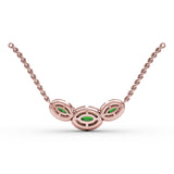 14Kt Rose Gold  Color Fashion Pendants