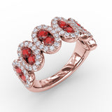 14Kt Rose Gold Color Fashion Fashion Rings