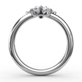 18Kt White Gold Diamond Fashion Rings