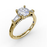 18Kt Yellow Gold Bridal Engagement Rings