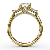 18Kt Yellow Gold Bridal Engagement Rings