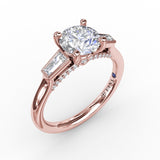 18Kt Rose Gold Bridal Engagement Rings