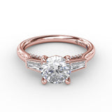 18Kt Rose Gold Bridal Engagement Rings