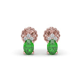 14Kt Rose Gold Color Fashion Earrings