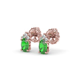 14Kt Rose Gold Color Fashion Earrings