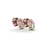 14Kt Rose Gold Color Fashion Earrings