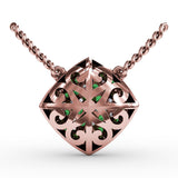 14Kt Rose Gold  Color Fashion Pendants