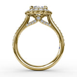 14Kt Yellow Gold Bridal Engagement Rings