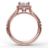 18Kt Rose Gold Bridal Engagement Rings