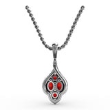 14Kt White Gold  Color Fashion Pendants