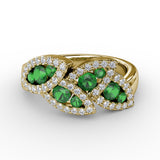 14Kt Yellow Gold Color Fashion Fashion Rings