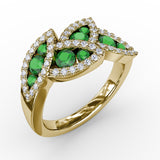 14Kt Yellow Gold Color Fashion Fashion Rings