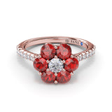 14Kt Rose Gold Color Fashion Rings