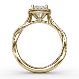 18Kt Yellow Gold Bridal Engagement Rings