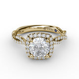 18Kt Yellow Gold Bridal Engagement Rings