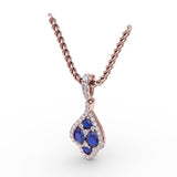 14Kt Rose Gold  Color Fashion Pendants