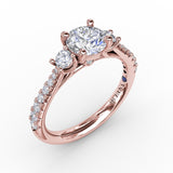 18Kt Rose Gold Bridal Engagement Rings