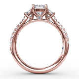 18Kt Rose Gold Bridal Engagement Rings