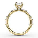 18Kt Yellow Gold Bridal Engagement Rings