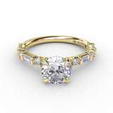 18Kt Yellow Gold Bridal Engagement Rings