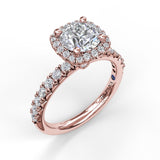 14Kt Rose Gold Bridal Engagement Rings