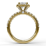 14Kt Yellow Gold Bridal Engagement Rings