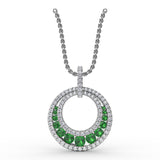 14Kt White Gold Color Fashion Pendants