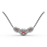 14Kt White Gold  Color Fashion Pendants