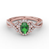 14Kt Rose Gold Color Fashion Fashion Rings