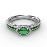 14Kt White Gold Color Fashion Fashion Rings