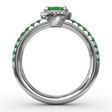14Kt White Gold Color Fashion Fashion Rings