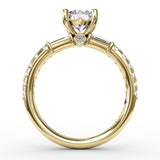 14Kt Yellow Gold Bridal Engagement Rings