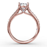 18Kt Rose Gold Bridal Engagement Rings