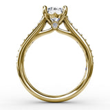 18Kt Yellow Gold Bridal Engagement Rings