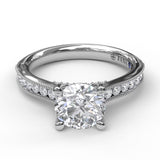 18Kt White Gold Bridal Engagement Rings