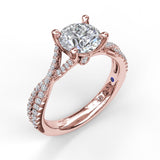 18Kt Rose Gold Bridal Engagement Rings