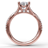 18Kt Rose Gold Bridal Engagement Rings